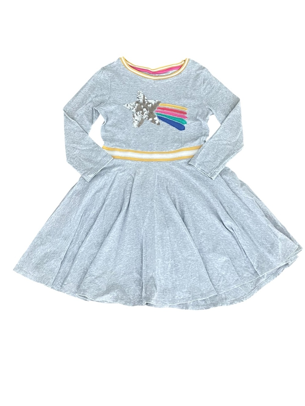 Mini Boden (9|10y) Sequin Skater Dress